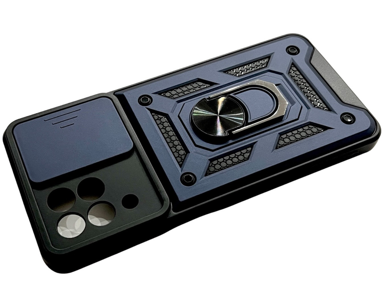 PC + TPU чохол Camshield armor для Samsung Galaxy M53 (5G) / синій 086183 фото
