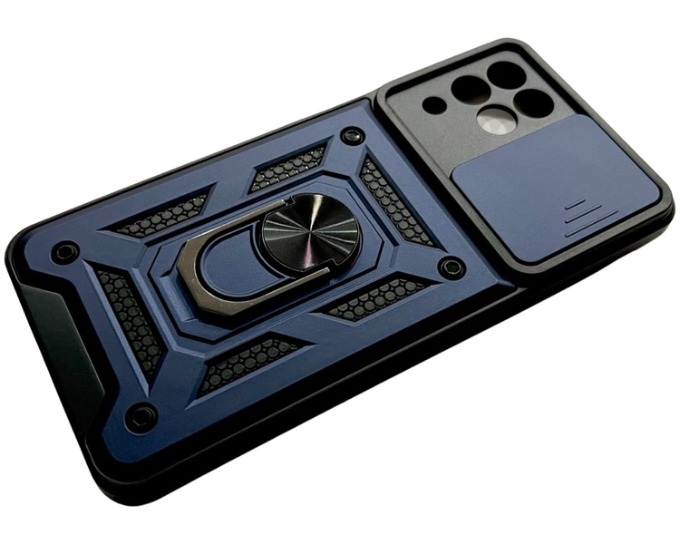 PC + TPU чохол Camshield armor для Samsung Galaxy M53 (5G) / синій 086183 фото
