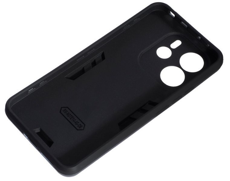 PC + TPU чохол New Transformer для Xiaomi Redmi Note 14 (4G) / чорний 203426 фото
