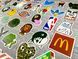 Набір декоративних стикерів-наклейок Brands 83648 фото 5