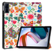 Чохол книжка Crazy Horse на Xiaomi Redmi Pad (10.61") / метелики 090251 фото 1