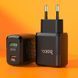 Hoco N5 Home Charger Favor dual port PD20W+QC3.0 charger чорний 90351 фото 5