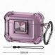 Чохол Transparent with lock для AirPods Pro 2 рожевий із рожевим замком 090233 фото 1