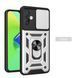 PC + TPU чехол Camshield armor для Tecno Camon 19 Neo / серебристый 089251 фото 1