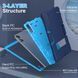 Чохол Strong Case Tablet на Xiaomi Redmi Pad SE 11" / чорний + блакитний 097838 фото 3