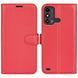 Кожаный чехол книжка Lichee для ZTE blade A53 красный 093053 фото 1