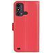 Кожаный чехол книжка Lichee для ZTE blade A53 красный 093053 фото 5