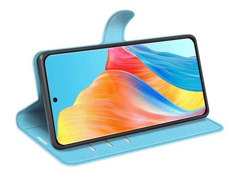 Чехол книжка Lichee для OPPO A98 5G голубой 089905 фото