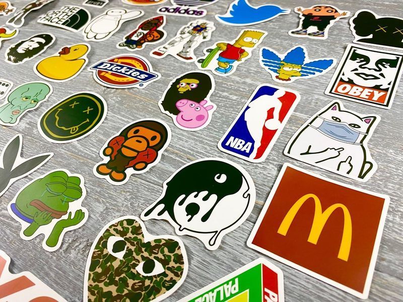 Набір декоративних стикерів-наклейок Brands 83648 фото
