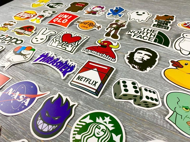 Набір декоративних стикерів-наклейок Brands 83648 фото