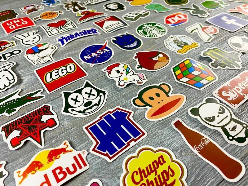 Набір декоративних стикерів-наклейок Brands 83648 фото
