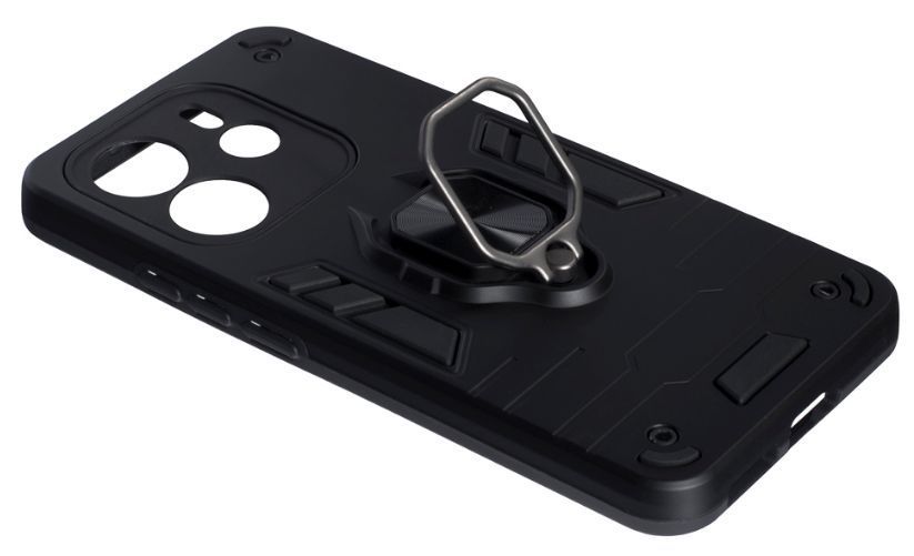 PC + TPU чохол New Transformer для Xiaomi Redmi Note 14 (4G) / чорний 203426 фото