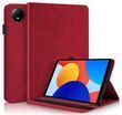 Чохол книжка Wood Book на планшет Xiaomi Redmi Pad SE (8.7") / червоний 200876 фото