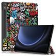Чохол книжка Crazy Horse для Samsung Galaxy Tab S9 FE (10.9") / graffiti