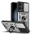 PC + TPU чохол Camshield Armor для Motorola G75 (5G) / сріблястий 099843 фото
