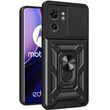 PC + TPU чохол Camshield armor для Motorola Edge 40 / чорний