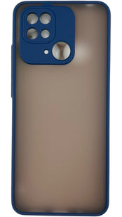 Чехол для Matte Color для Xiaomi Redmi 10C (редми 10ц) синий 085794 фото