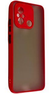 TPU чохол накладка Matte Color Case для Poco C55 червоний 092663 фото