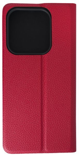 Шкіряний чохол книжка Fibra case на Xiaomi Redmi Note 14 (5G) / червоний 202264 фото