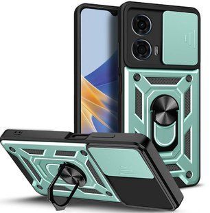 PC + TPU чехол Camshield Armor для Motorola G24 / зеленый 096271 фото