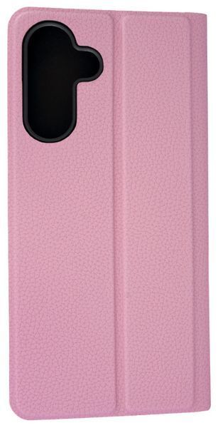 Кожаный чехол книжка Fibra case на Samsung Galaxy A56 / розовый 202297 фото