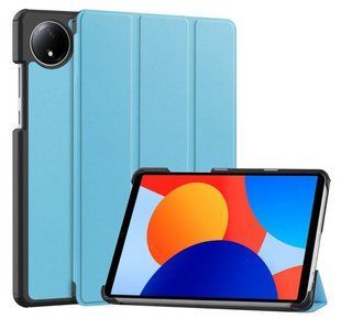 Чехол книжка Crazy Horse на Xiaomi Redmi Pad SE (8.7") 2024 / голубой 200501 фото