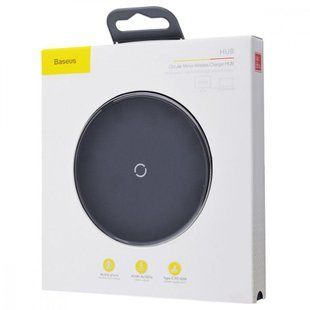 HUB переходник Baseus Circular Mirror Wireless Charger (TYPE-C to USB 3.0*1+USB2.0*3/TYPE-C PD) 80576 фото