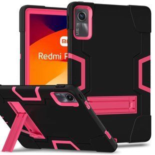 Чехол Strong Case Tablet на Xiaomi Redmi Pad SE 11" / чорний+малиновый 097839 фото