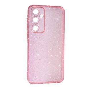 Чохол силіконовий Clear Shine на Samsung Galaxy A35 / рожевий 096041 фото