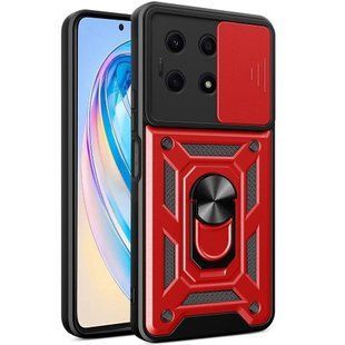 PC + TPU чохол Camshield armor для Honor X8A / червоний 92113 фото