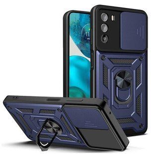 PC + TPU чохол Camshield armor для Motorola G51 / синій 89403 фото