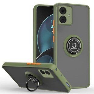 TPU чохол накладка Matte Ring Magnit для Motorola G14 світло-зелений 093109 фото