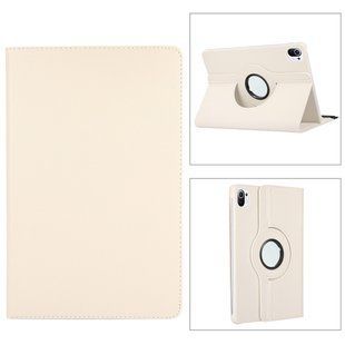 Кожаный чехол книжка 360 на Xiaomi Mi Pad 5 / Xiaomi Pad 5 Pro (11") / белый 091143 фото