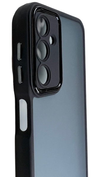 TPU чохол Luxury Metal Lens на Samsung Galaxy A24 чорний 088452 фото