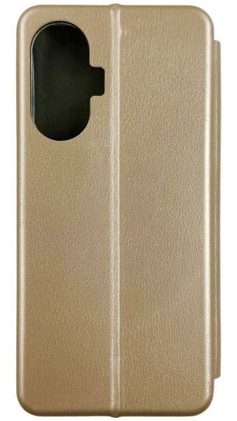 Шкіряний чохол-книжка Elegant на Realme C55 / золотистий 091963 фото