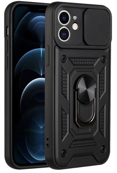 PC + TPU чехол Camshield armor для iPhone 11 / черный 086585 фото