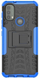 PC + TPU чехол Armor на Motorola E40 синий 89504 фото 4