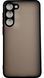 TPU чехол накладка Matte Color Case для Samsung Galaxy S23 черный 092163 фото 3