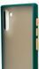 TPU чохол накладка Matte Color Case для Samsung Galaxy Note 10 темно-зелений 92263 фото 3