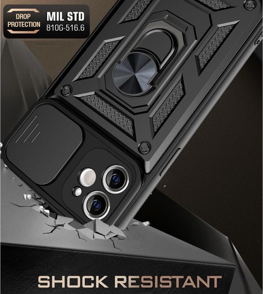 PC + TPU чехол Camshield armor для iPhone 11 / черный 086585 фото