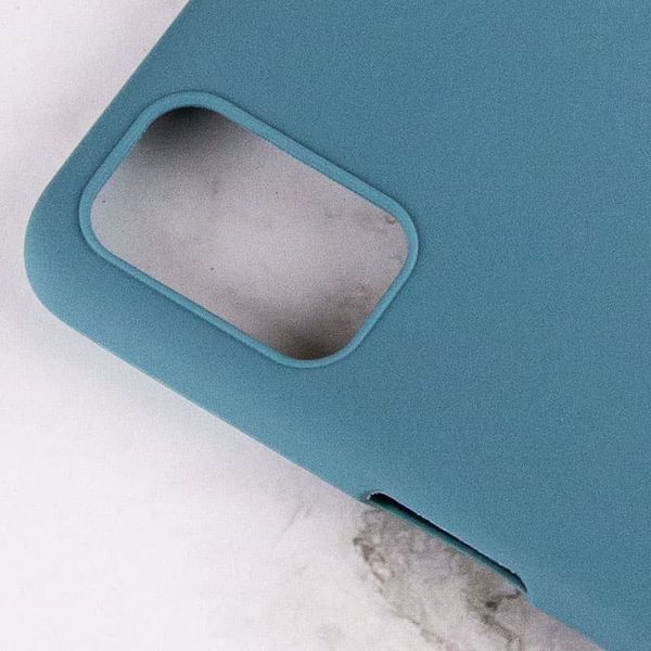 Чохол силіконовий Candy для OPPO A96 (на опіці а96) брудно-блакитний 086933 фото