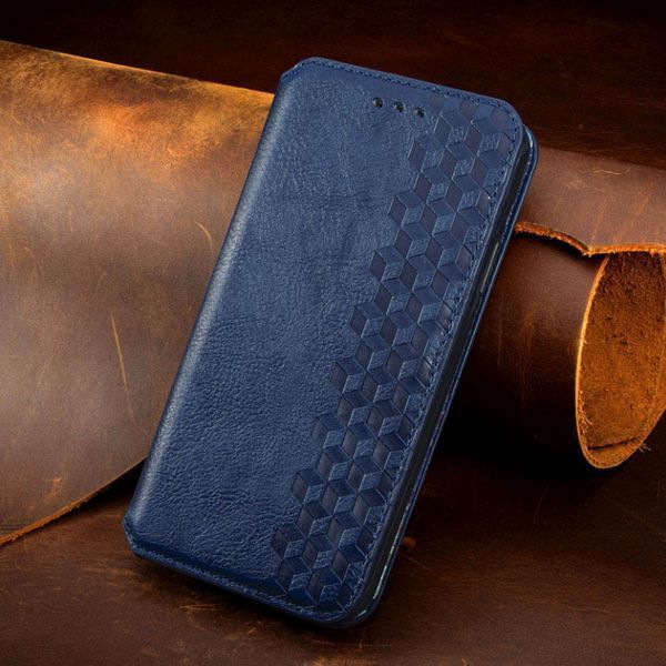 Шкіряний чохол книжка Cubic для Samsung Galaxy A07 (A075) / синій 203351 фото