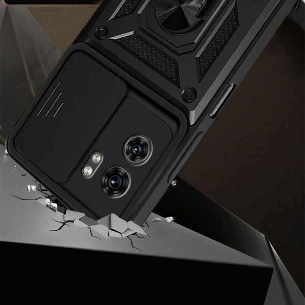 PC + TPU чохол Camshield armor для Motorola Edge 40 / чорний 091206 фото
