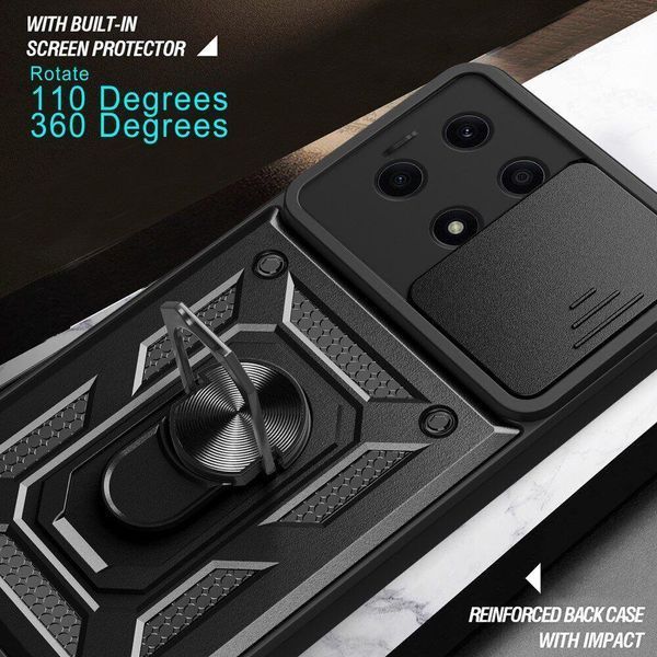 PC + TPU чохол Camshield armor для Honor X8A / червоний 92113 фото
