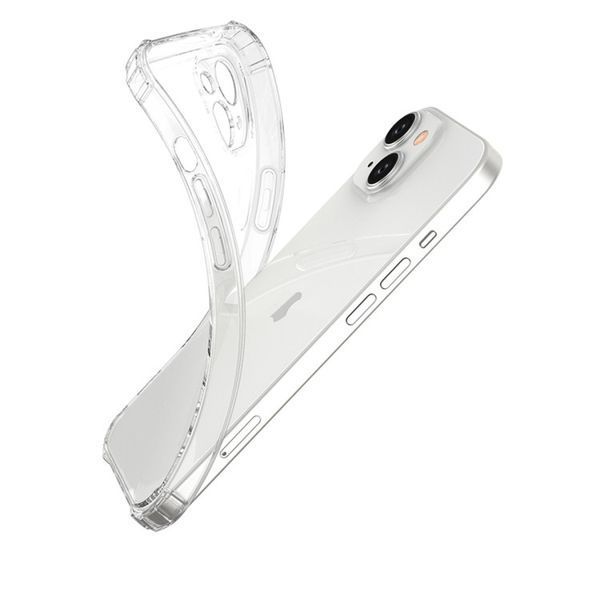 Чохол накладка WXD для iPhone 15 Plus (закрита камера) / прозорий 093770 фото