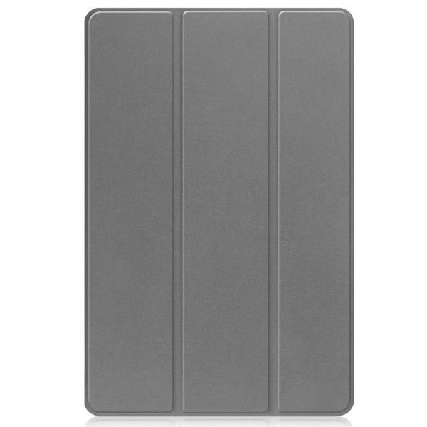 Шкіряний чохол книжка Crazy Horse для Lenovo Tab P11 Pro 2nd Gen сірий 093977 фото