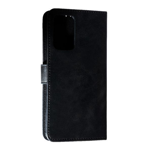 Шкіряний чохол книжка Amsterdam на Xiaomi Redmi Note 12S (4G) чорний 094310 фото