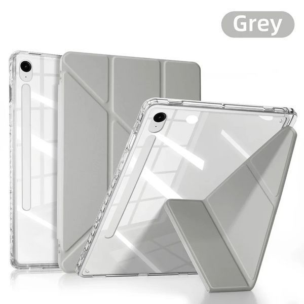 Чехол книжка Transparent Origami на Samsung Galaxy Tab S11 (11") / серый 100687 фото