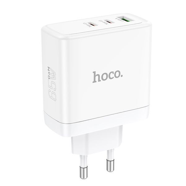 СЗУ Hoco N30 Home Charger Glory PD 65W three-port(2C1A) fast charger 90352 фото