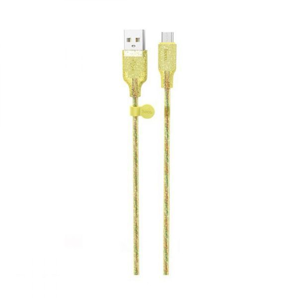 USB-кабель Hoco U73 Star Galaxy Silicone Micro USB Cable (1.2m) (4 кольори) 80612 фото